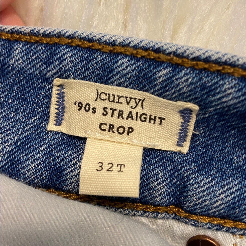 Madewell Women’s Curvy Classic 90 Straight Blue Jeans inseam 28” waist 34” - Picture 6 of 12